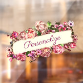   winkel voor meisjes raamsticker (Vel 2)