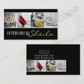 Winkel voor meubelen voor interieurontwerper visitekaartje (Voorkant / Achterkant)