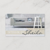 Winkel voor meubelen voor interieurontwerper visitekaartje (Voorkant)