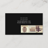 Winkel voor meubelen voor interieurontwerper visitekaartje (Achterkant)