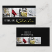 Winkel voor meubelen voor interieurontwerper visitekaartje (Voorkant / Achterkant)