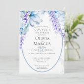 WINKEL | Waterverf Lavender - Dusty Blue Kaart (Staand voorkant)