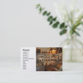 Winkel -  winkel voor gebruiksgemak visitekaartje (Staand voorkant)