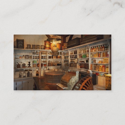 Winkel -  winkel voor gebruiksgemak visitekaartje (Achterkant)