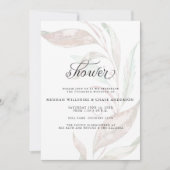 WINKEL | Wisp van Bleek koraalkleurolie Kaart (Voorkant)