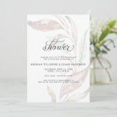 WINKEL | Wisp van Bleek koraalkleurolie Kaart (Staand voorkant)