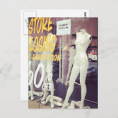 Winkelafsluiter Mannequins New York City NYC Briefkaart (Voorkant / Achterkant)