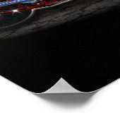 Winkelbedrijf voor motorfietsherstel aanpassen poster (Hoek)