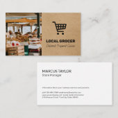 Winkelbeheer | Voedselvoorziening | Landbouwmarkt Visitekaartje (Voorkant / Achterkant)