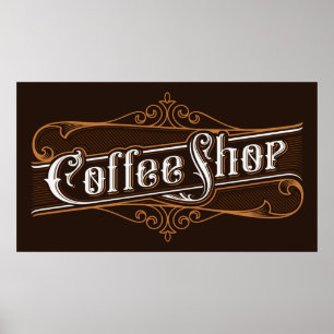 winkelbericht Koffie Poster
