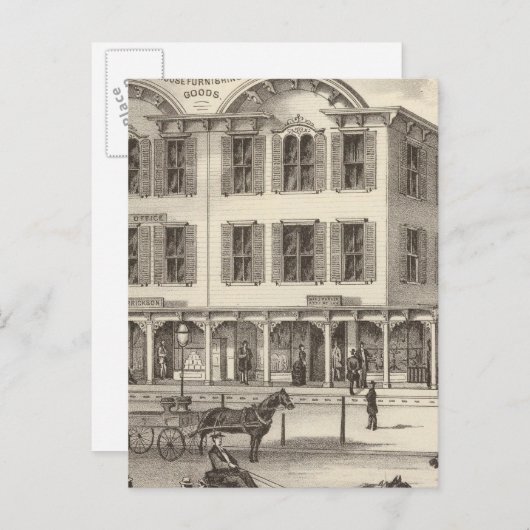 Winkelbezit van Wainright en Errickson Briefkaart (Voorkant / Achterkant)