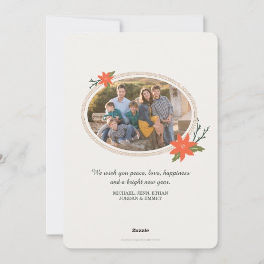 Winkelboek 2 Kerstmis Feestdagenkaart (Achterkant)