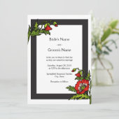 Winkelboek 5x7 Uitnodiging (Staand voorkant)