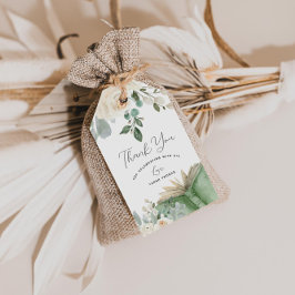 Winkelboek als nieuw hoofdstuk Baby shower Cadeaulabel