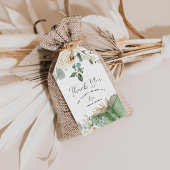 Winkelboek als nieuw hoofdstuk Baby shower Cadeaulabel