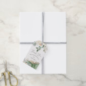 Winkelboek als nieuw hoofdstuk Baby shower Cadeaulabel (Met Touw)