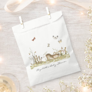 Winkelboek Baby shower bossen Bedankzakje