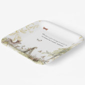 Winkelboek | Baby shower bossen Papieren Bordje (Gebogen)