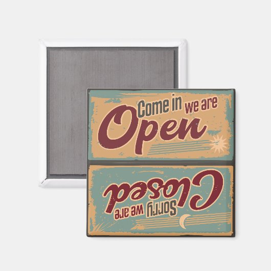 Winkelbord opnieuw openen Gesloten wasmachine Magneet (Voorkant / Achterkant)