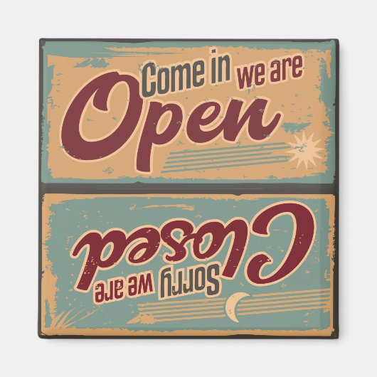 Winkelbord opnieuw openen Gesloten wasmachine Magneet (Voorkant)