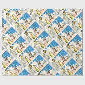  winkelcentra — Village Snow Cadeaupapier (Vlak)