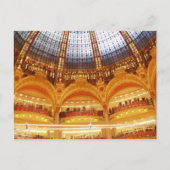 Winkelcentrum in Parijs Briefkaart (Voorkant)