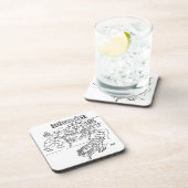 Winkeldetectoren in een supermarkt bier onderzetter (Rechterzijde)