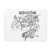 Winkeldetectoren in een supermarkt magneet (Horizontaal)