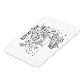 Winkeldetectoren in een supermarkt magneet (Linkerzijde)