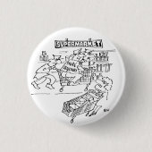 Winkeldetectoren in een supermarkt ronde button 3,2 cm (Voorkant)