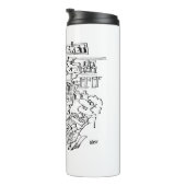 Winkeldetectoren in een supermarkt thermosbeker (Geroteerd rechts)