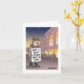 Winkeldiefstal dagen tot Kerstmis Kaart (Gele Bloem)