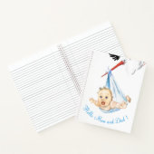Winkeldragende Baby - Cartoon Trekken Notitieboek (Binnen)