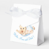 Winkeldragende Baby - Cartoon Trekken Sweet Funny Bedankdoosjes (Voorkant Zijde)