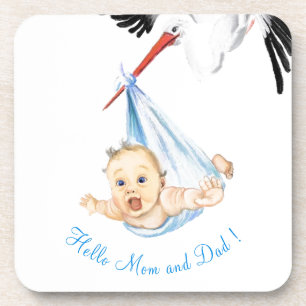 Winkeldragende Baby - Cartoon Trekken Sweet Funny Bier Onderzetter