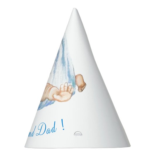 Winkeldragende Baby - Cartoon Trekken Sweet Funny Feesthoedjes (Rechts)