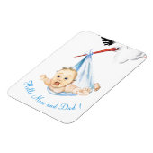 Winkeldragende Baby - Cartoon Trekken Sweet Funny Magneet (Linkerzijde)