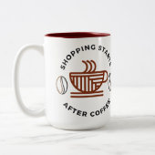 Winkelen begint na Coffee mok (Links)