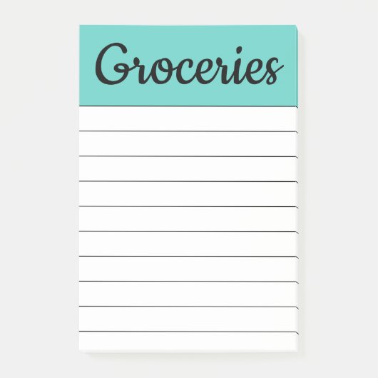 Winkelen Boodschappenpost It Notes Gift (Voorkant)