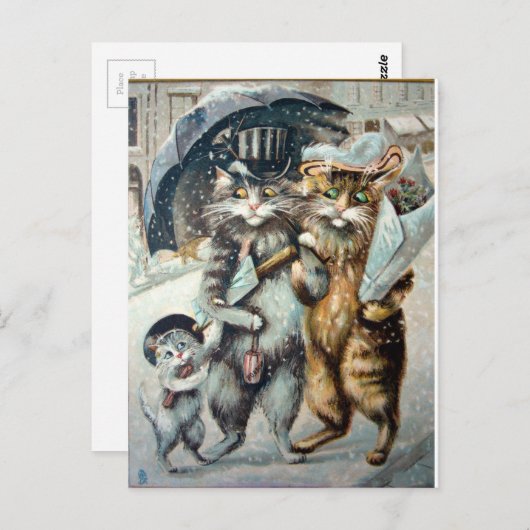 Winkelen Briefkaart (Voorkant / Achterkant)