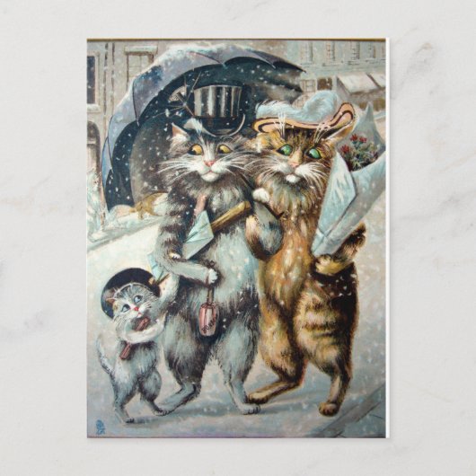 Winkelen Briefkaart (Voorkant)