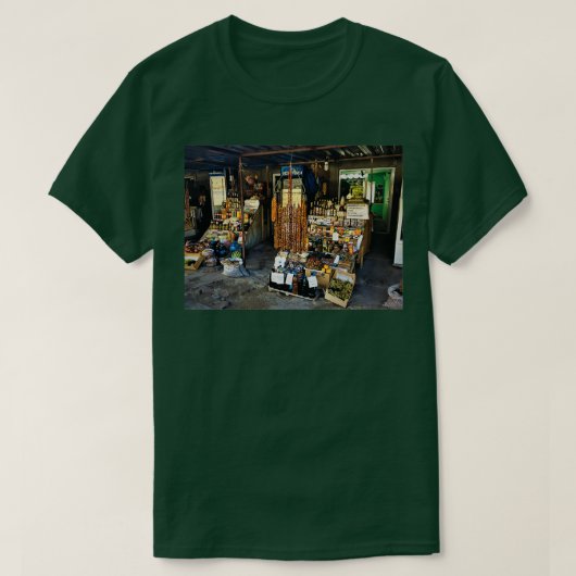 Winkelen buitenshuis t-shirt (Design voorkant)