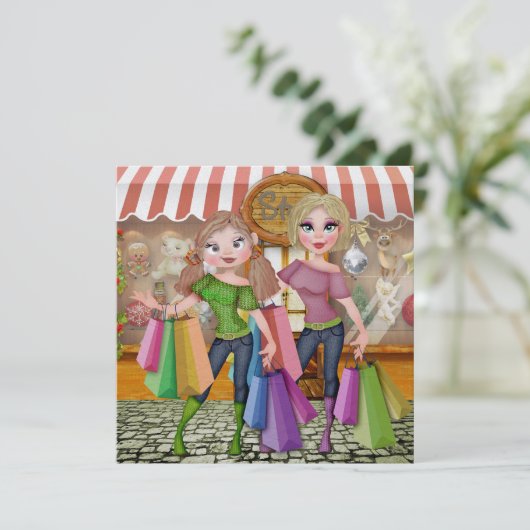 Winkelen :De datum opslaan" - SRF Save The Date (Staand voorkant)