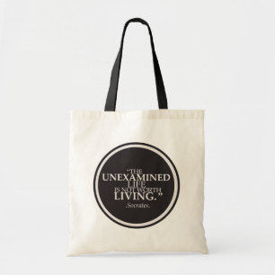 Winkelen en filosofie tote bag