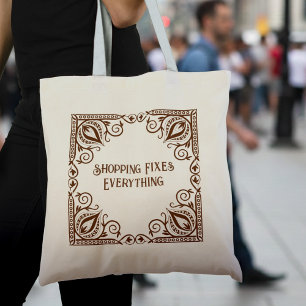 Winkelen Fixes Alles Lotus & Vines Decoratief Tote Bag
