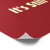 Winkelen: goedkoper dan therapie poster (Hoek)