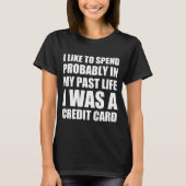 Winkelen Grappig Quote T-shirt (Voorkant)