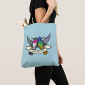 Winkelen Grootmeester Schattigee Hummingbirds & Ri Tote Bag (Dichtbij)