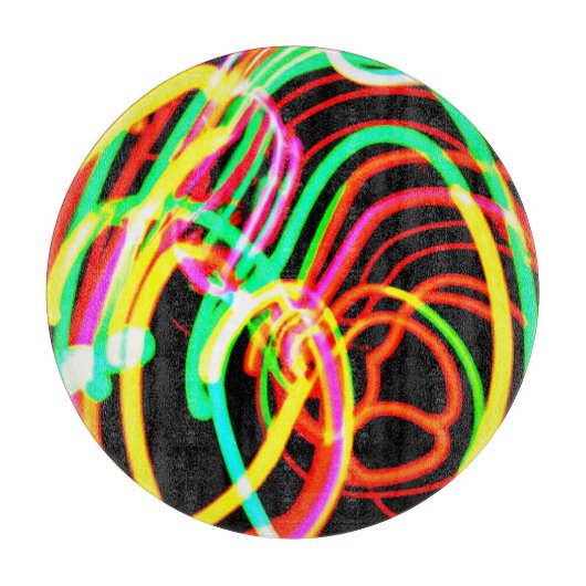 Winkelen het nieuwste Collectie neonpatronen Snijplank (Voorkant)