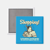 Winkelen: ik ben niet veroordeeld magneet (Voorkant / Achterkant)